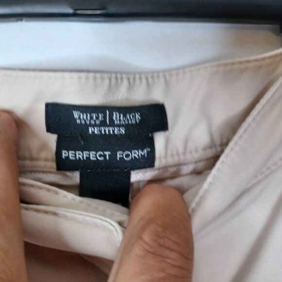 WHITE HOUSE BLACK MARKET Perfect Form Beige Petites Pants Women’s Sz 0P - Picture 4 of 6